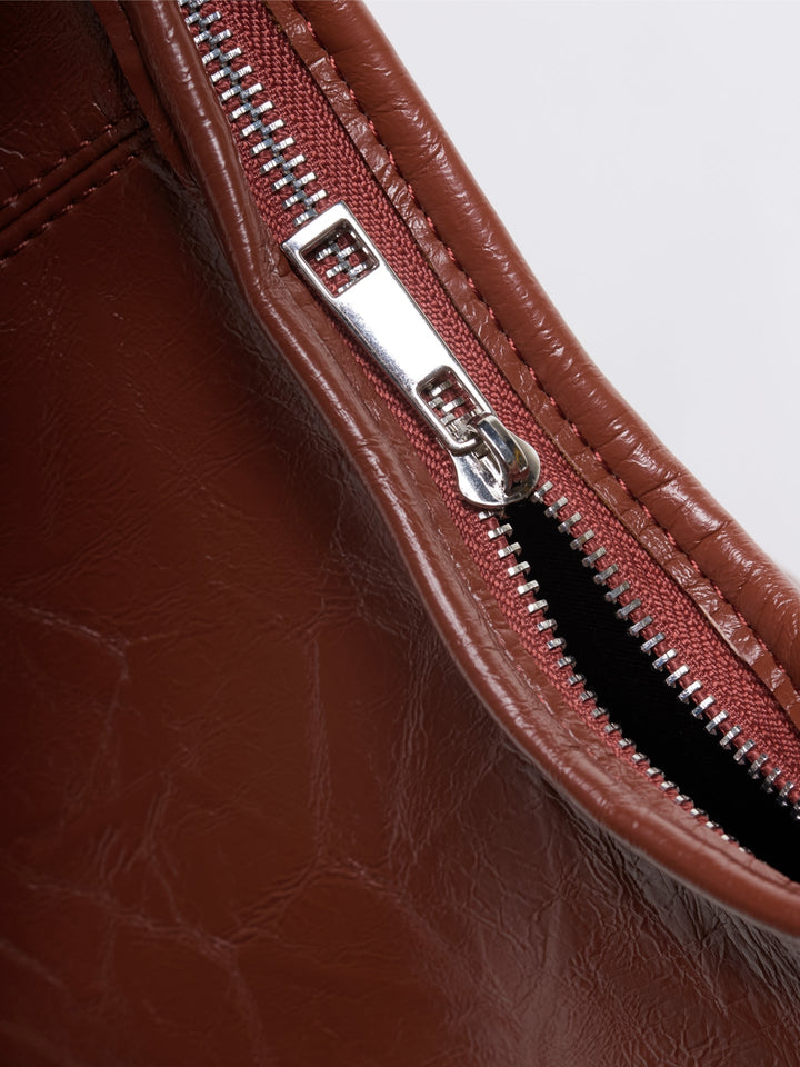 Scarlett Distressed Læder Tote