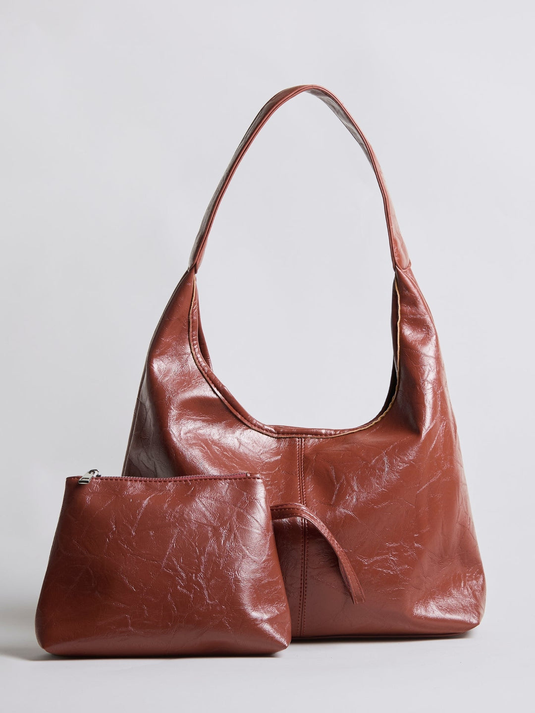 Scarlett Distressed Læder Tote