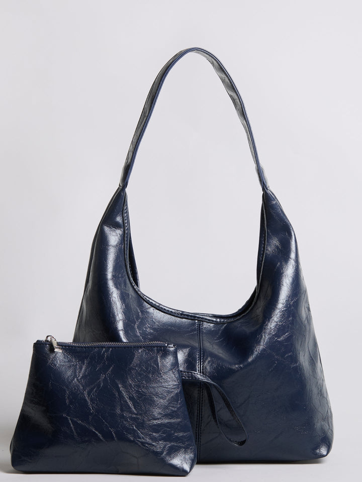 Scarlett Distressed Læder Tote