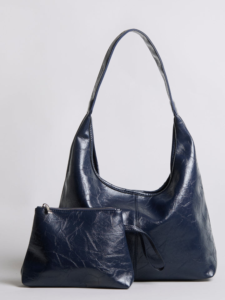 Scarlett Distressed Læder Tote