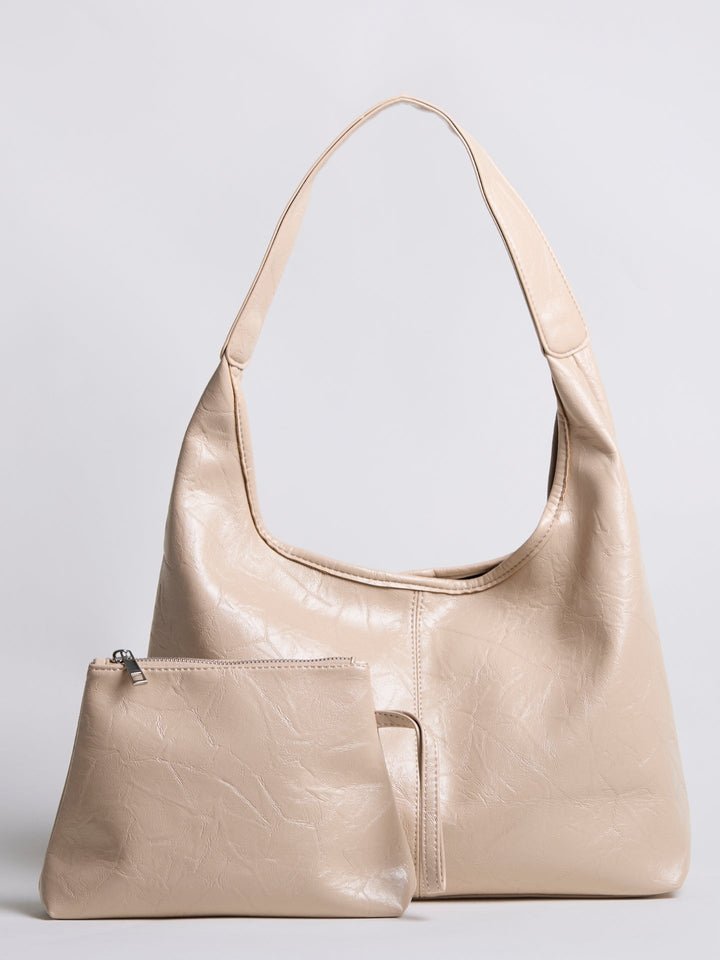 Scarlett Distressed Læder Tote
