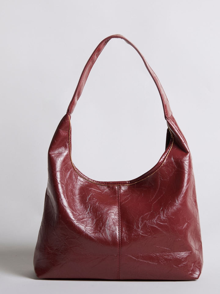 Scarlett Distressed Læder Tote