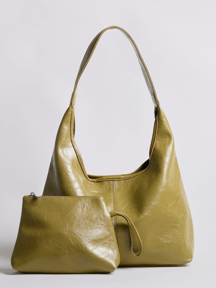 Scarlett Distressed Læder Tote