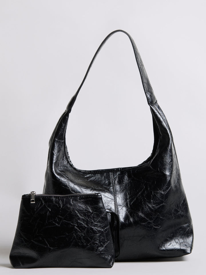 Scarlett Distressed Læder Tote