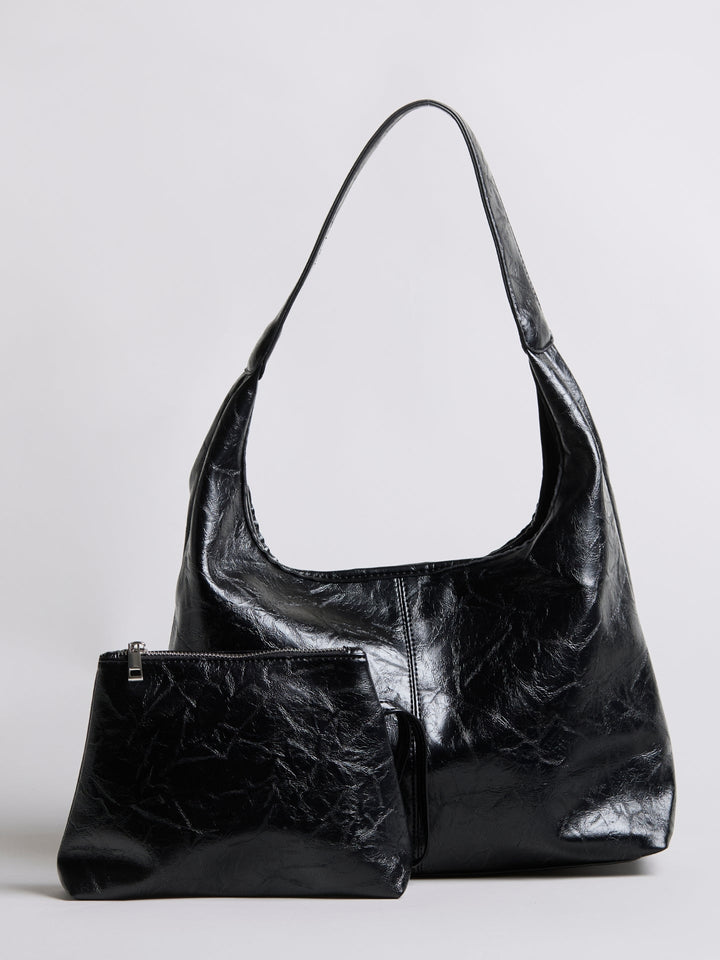 Scarlett Distressed Læder Tote