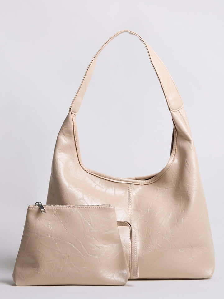 Scarlett Distressed Læder Tote