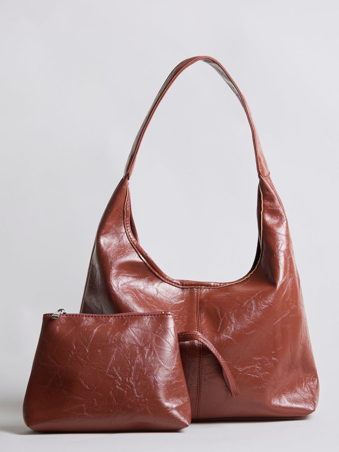 Scarlett Distressed Læder Tote