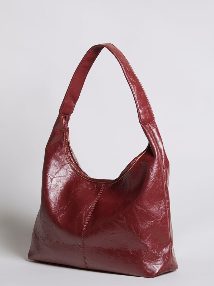 Scarlett Distressed Læder Tote