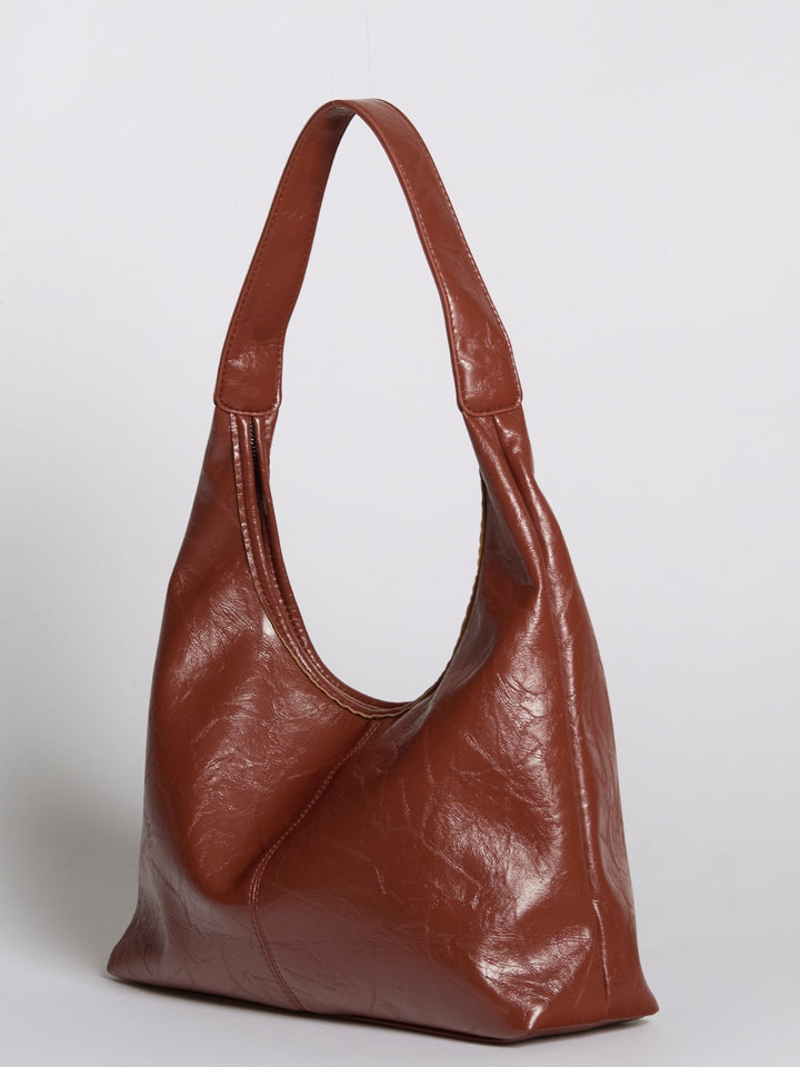 Scarlett Distressed Læder Tote