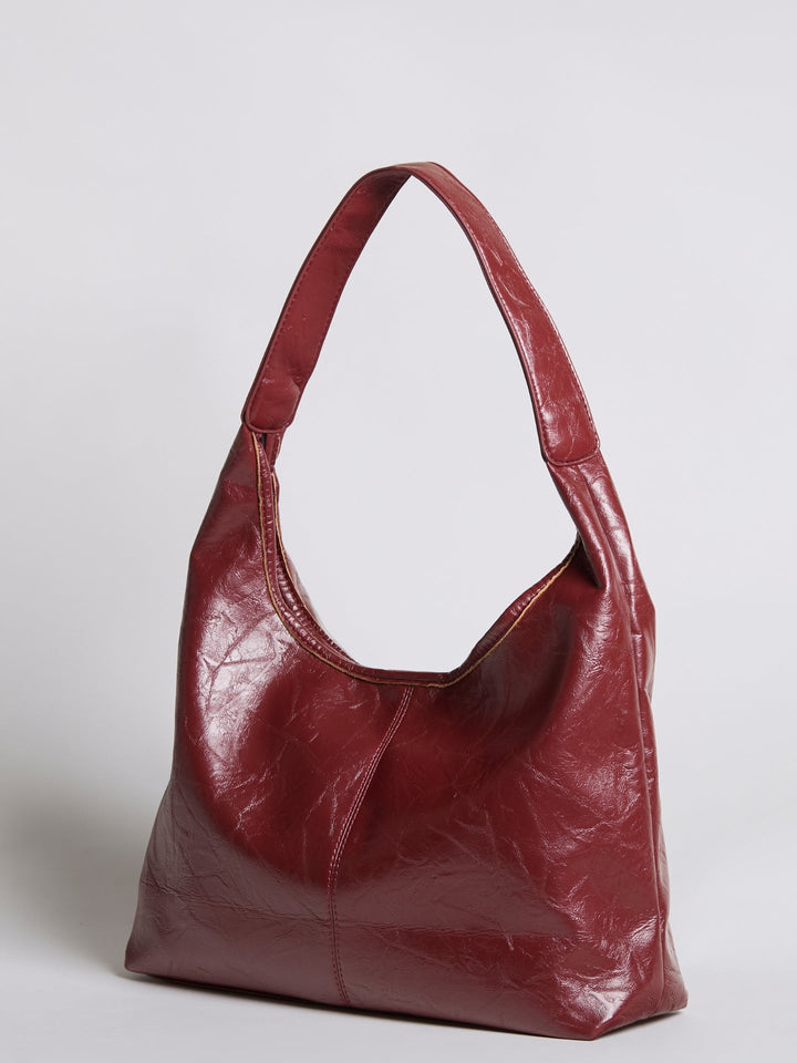 Scarlett Distressed Læder Tote