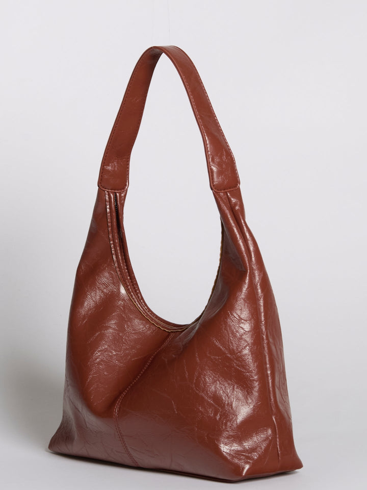 Scarlett Distressed Læder Tote