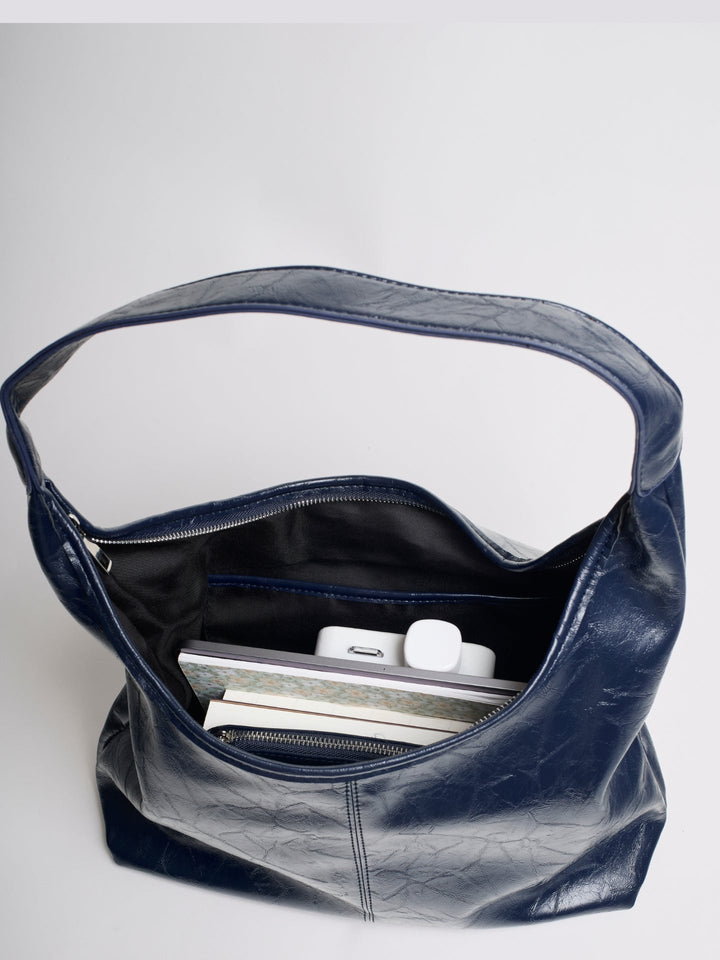 Scarlett Distressed Læder Tote