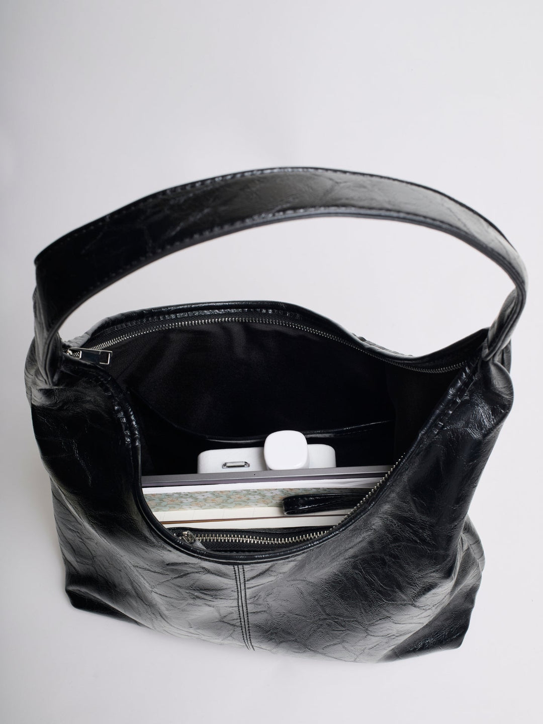 Scarlett Distressed Læder Tote