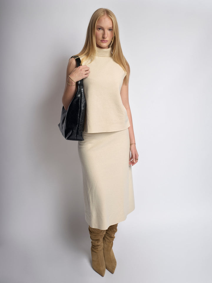 Scarlett Distressed Læder Tote