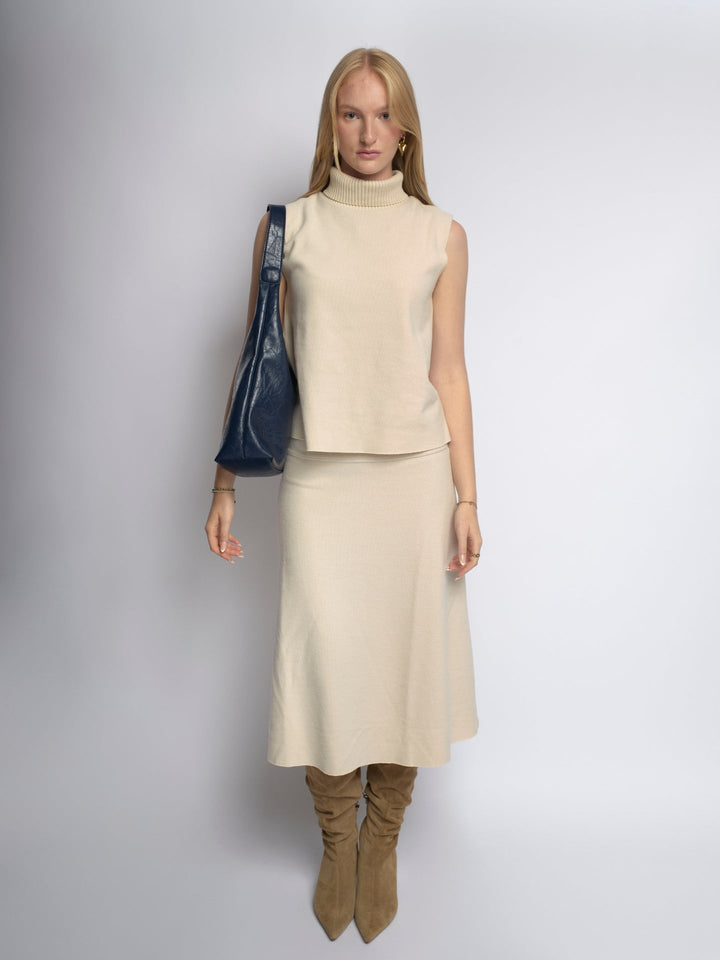 Scarlett Distressed Læder Tote