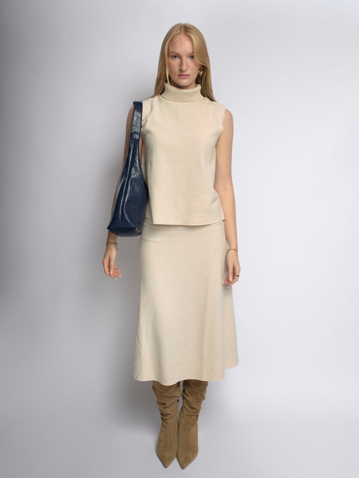 Scarlett Distressed Læder Tote