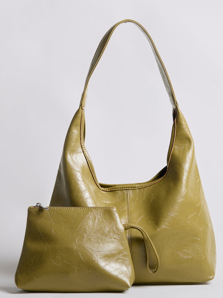 Scarlett Distressed Læder Tote
