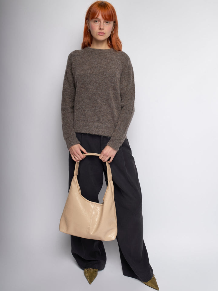 Scarlett Distressed Læder Tote