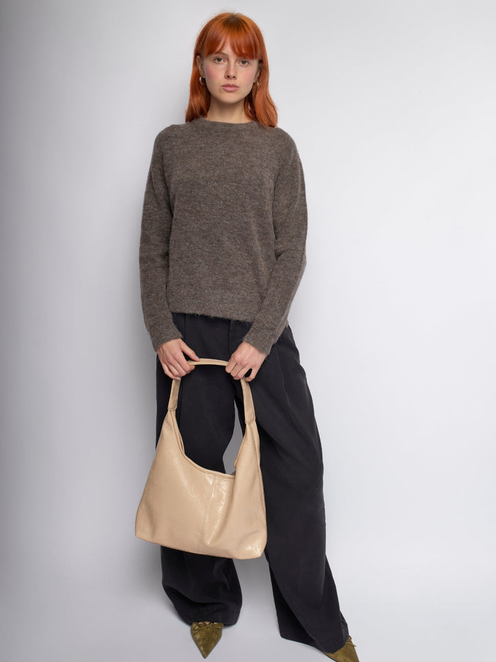 Scarlett Distressed Læder Tote